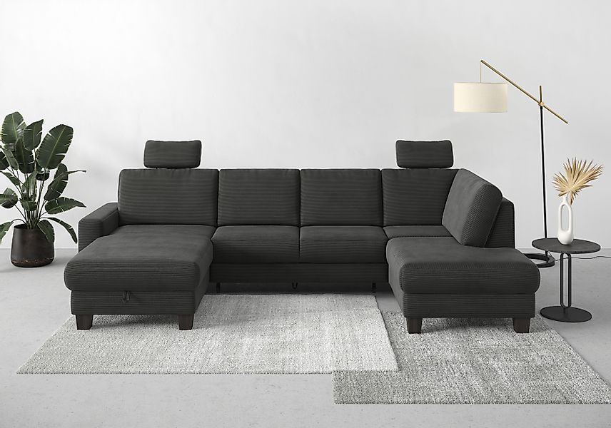 Home affaire Wohnlandschaft »Summer U-Form« mit oder ohne Bettfunktion und günstig online kaufen