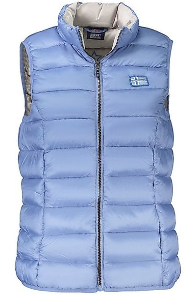 NORWAY 1963 Outdoorjacke Ärmelloses, blaues Damenhemd mit Taschen und Reißv günstig online kaufen