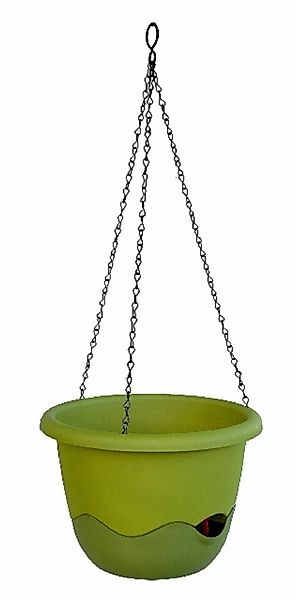 PLASTIA Blumentopf Mareta 25cm hell- /dunkelgrün, günstig online kaufen
