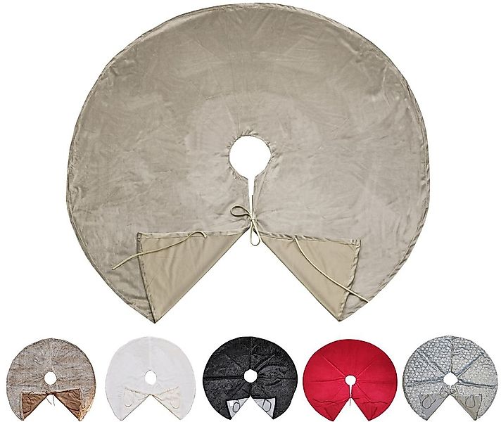 JACK Weihnachtsbaumdecke Kuschlige Christbaumdecke Rund Ø 120cm Weihnachtsb günstig online kaufen