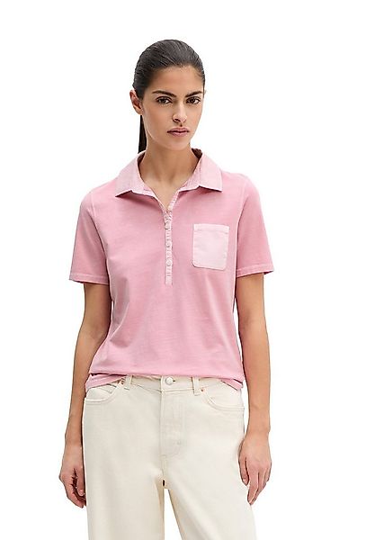 Marc O'Polo Poloshirt mit Material-Mix-Details günstig online kaufen