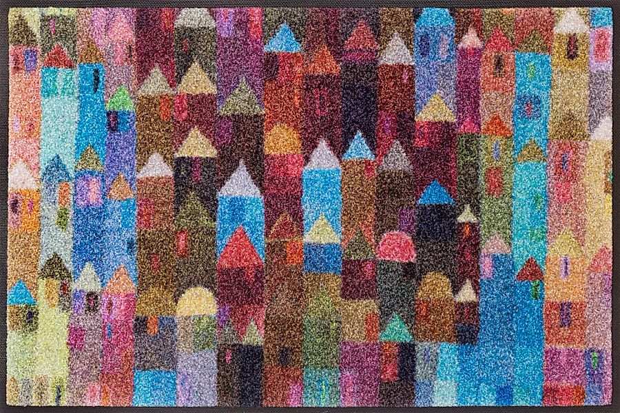 wash+dry by Kleen-Tex Fußmatte "Manhattan" rechteckig 7 mm Höhe günstig online kaufen