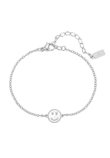 Hey Happiness Freundschaftsarmband Smiley Charm, mit Muschel Anhänger, Fili günstig online kaufen