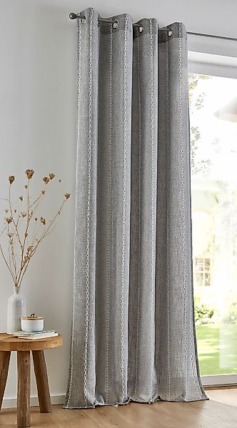 Kutti Vorhang "Raya" Ösen 1 Stk. tlg. mit praktischen Ösen, blickdicht und günstig online kaufen
