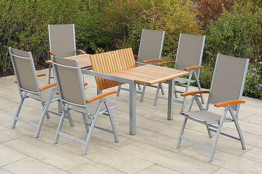 MERXX Garten-Essgruppe Naxos, (7-tlg) günstig online kaufen