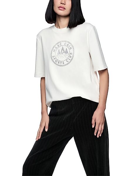 Marc Cain T-Shirt Ski is the Limit Premium Damenmode mit Hotfix-Motiv mit S günstig online kaufen