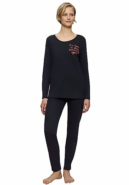 Triumph Pyjama "Sets PK 03 LSL X", 2 Stk. weich, langärmelig, Rundhalsaussc günstig online kaufen