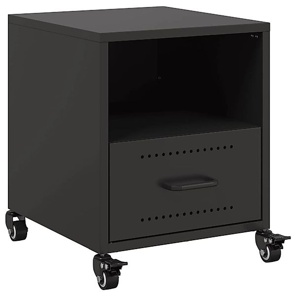 vidaXL Nachttisch Nachttisch Schwarz 36x39x43,5 cm günstig online kaufen