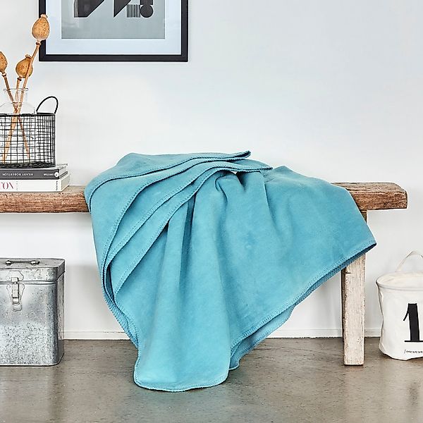 Wohndecke Uni Decke Malaga, IBENA, unifarben günstig online kaufen