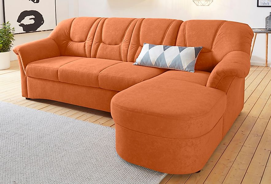 DOMO collection Ecksofa »Sarafina zeitlos und komfortabel, optional mit Fed günstig online kaufen