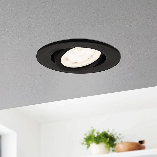 EGLO connect Saliceto-Z LED-Einbauleuchte, schwarz günstig online kaufen