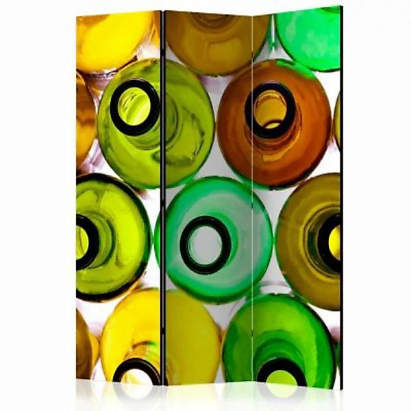 artgeist Paravent bottles (background) [Room Dividers] mehrfarbig Gr. 135 x günstig online kaufen