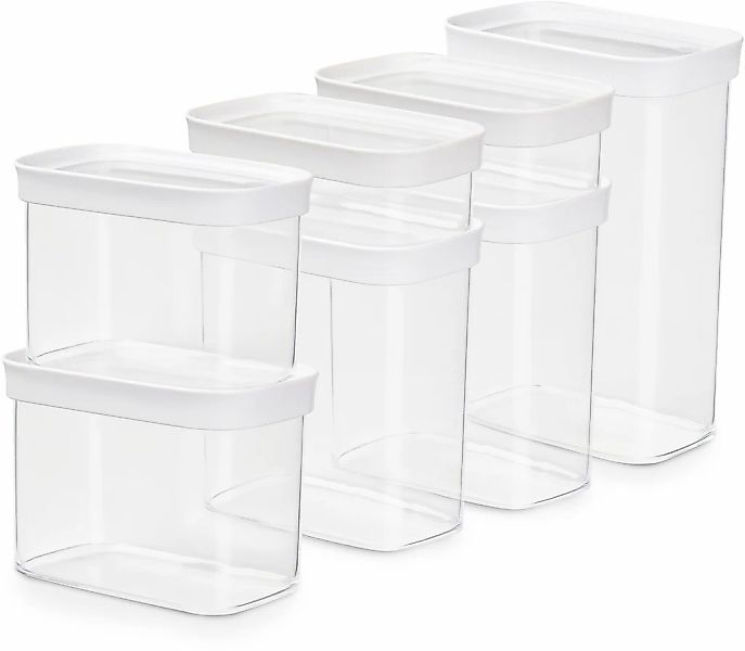Emsa Vorratsdose "N11429 Optima" Set, 7 tlg. rechteckig, sicher, hygienisch günstig online kaufen