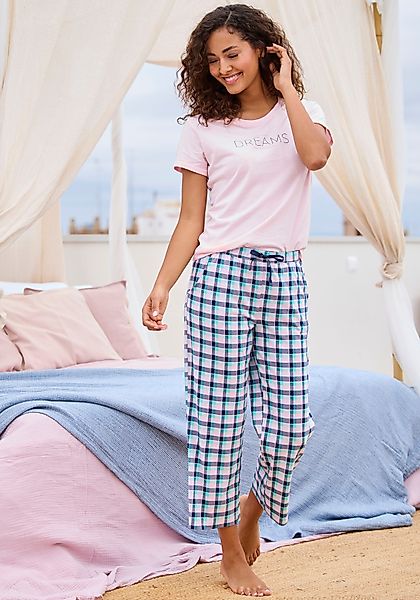 s.Oliver Pyjamaoberteil, mit Frontdruck günstig online kaufen