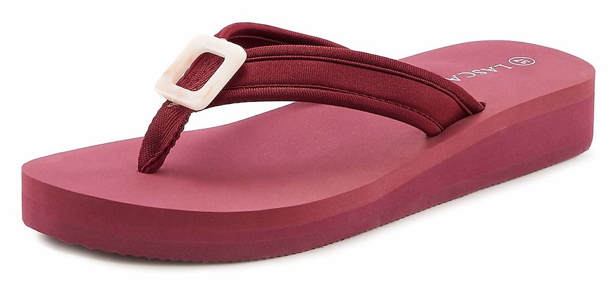 LASCANA Badezehentrenner "Sandale, Pantolette", Zehentrenner, Badeschuh mit günstig online kaufen