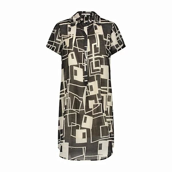 Nukus Blusenkleid Marloe Batist Dress Viskose Kleid mit Muster in Schwarz-C günstig online kaufen