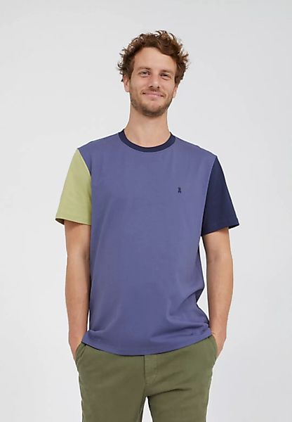 Aado Colorblock - Herren T-shirt Aus Bio-baumwolle günstig online kaufen
