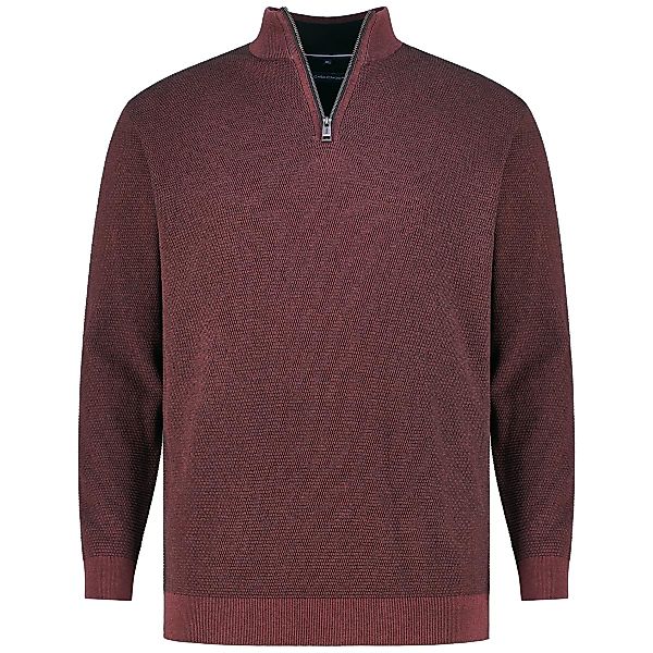 CASA MODA Stricktroyer aus Baumwolle Farbe rot Größe: 6XL günstig online kaufen