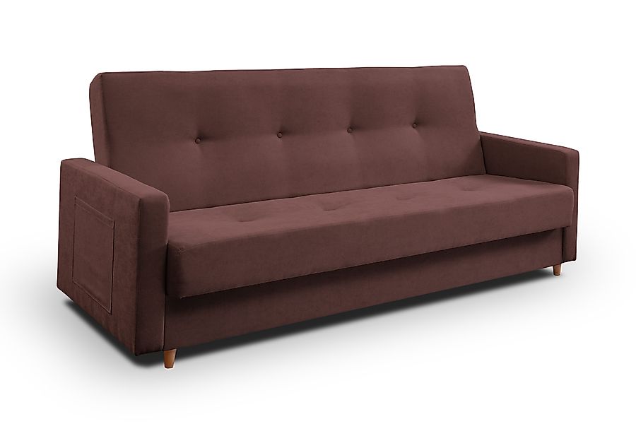 Ankado24 Schlafsofa mit Bettkasten Lucio, Sofa günstig online kaufen