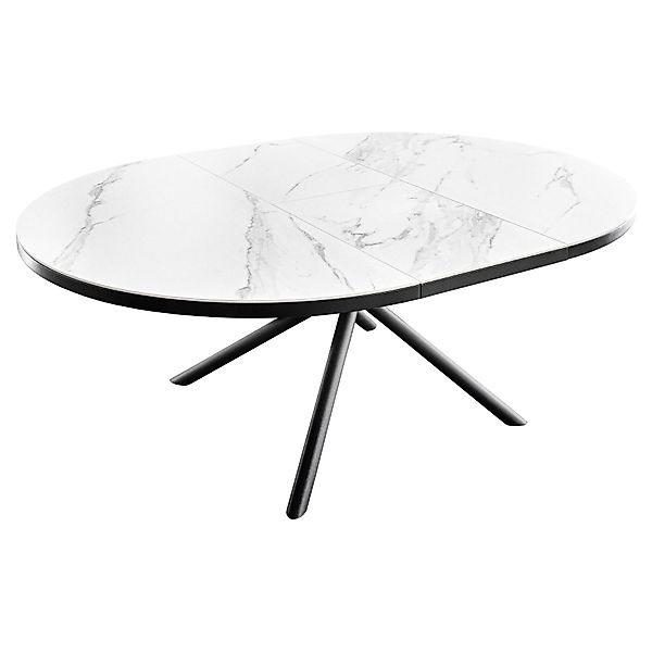 riess-ambiente Esstisch MIKADO 120–160cm weiß Keramik günstig online kaufen