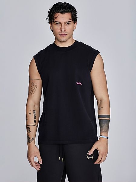 Siksilk Tanktop SikSilk Herren Schwarz Pink günstig online kaufen