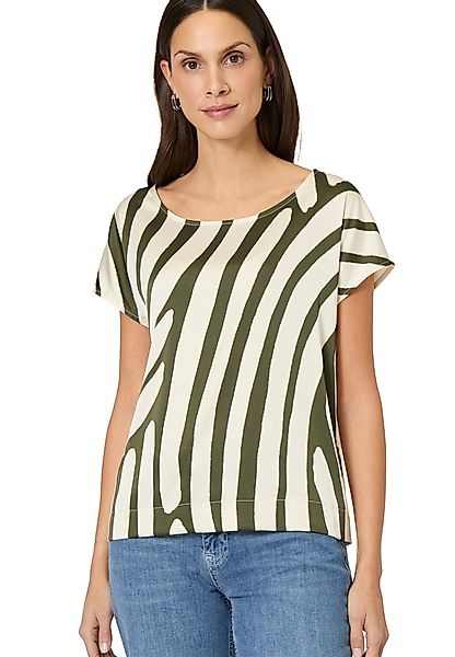 Zero Kurzarmshirt zero Damen Satinshirt mit günstig online kaufen