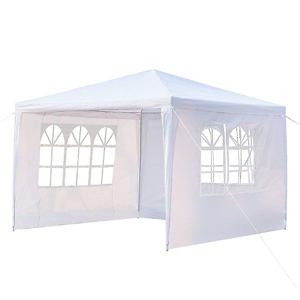 Rutaqian Tarp-Zelt Pavillon,Gartenpavillon 300x300cm mit 3 günstig online kaufen