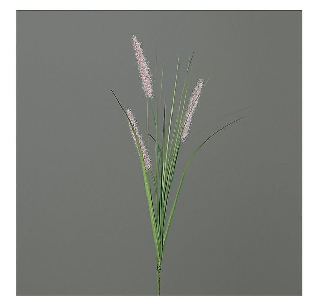 Kunstblume Dekogras - blühend - rosa/grün - ca. 86 cm, DPI günstig online kaufen