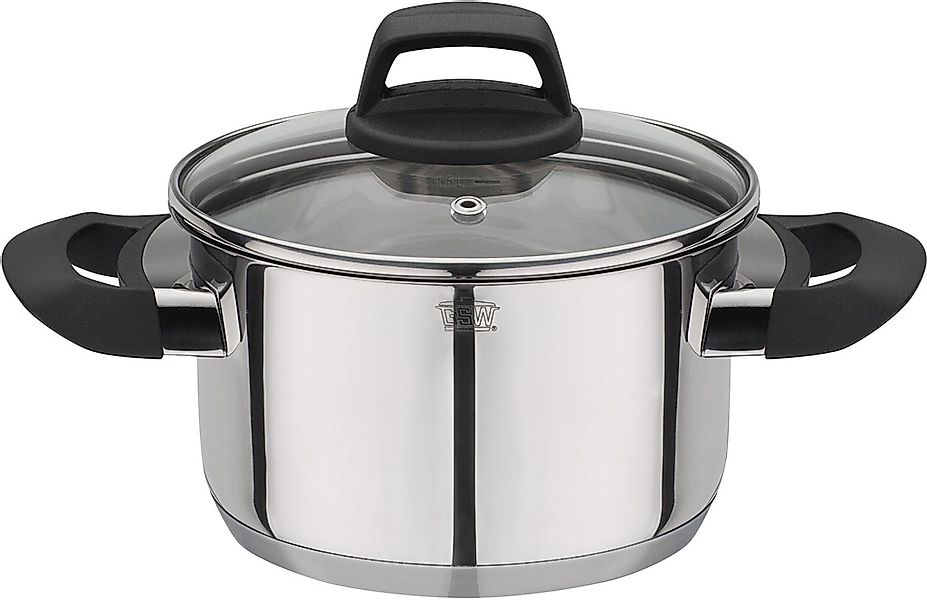 GSW Fleischtopf "Como" 1 Stk. tlg. Edelstahl 18/8 günstig online kaufen