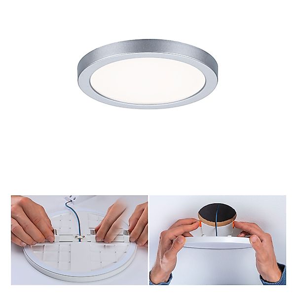 Paulmann "VariFit LED Einbaupanel Areo IP44 rund 118mm 6,5W 500lm 4000K Chr günstig online kaufen