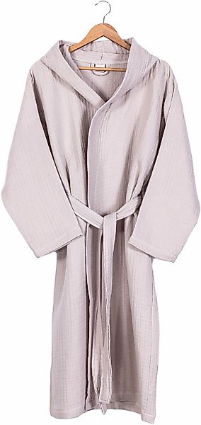 Egeria Morgenmantel "Balance mit Kapuze" 1 Stk. Musselinstoff günstig online kaufen