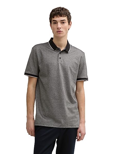 TOM TAILOR Denim Poloshirt mit Kontrastdetails günstig online kaufen