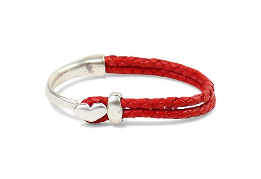 FRONHOFER Lederarmband 19458, Rindsleder, Half Cuff mit Herz, für jeden Anl günstig online kaufen