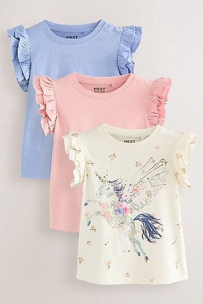 Next T-Shirt 3er-Pack Einhorn T-Shirts mit günstig online kaufen