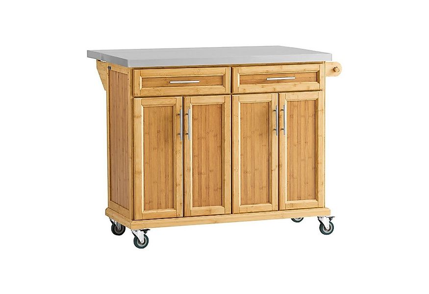 SoBuy Küchenwagen FKW69/FKW70, Küchenwagen auf Rollen, Servierwagen Rollwag günstig online kaufen