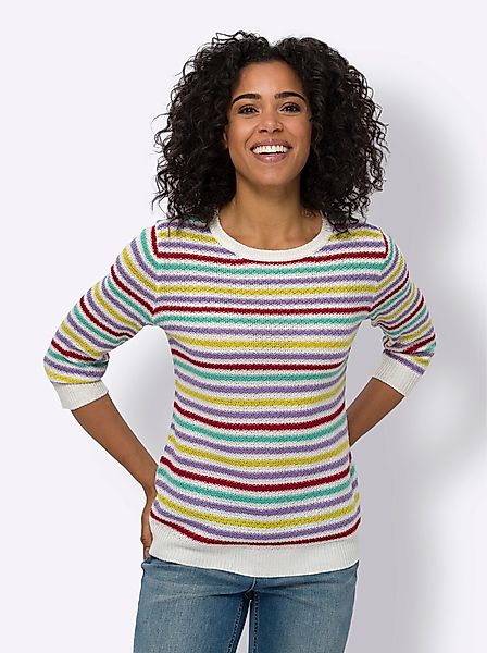 Sieh an! Strickpullover Streifenpullover günstig online kaufen
