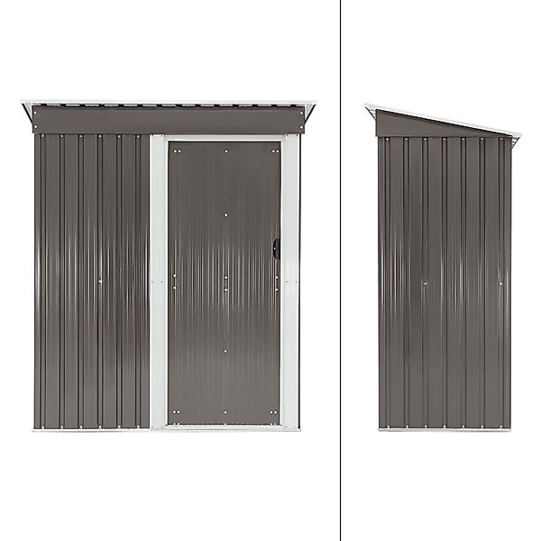 ML-DESIGN Gartenhaus Metall Gartenhaus mit Pultdach, günstig online kaufen