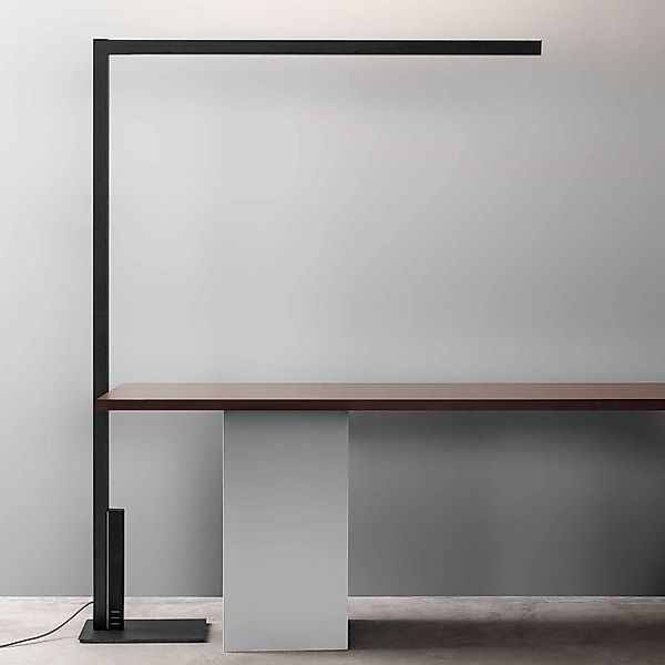 OLEV LED-Stehlampe Crane, 4.000 K, schwarz, Metall, dimmbar günstig online kaufen