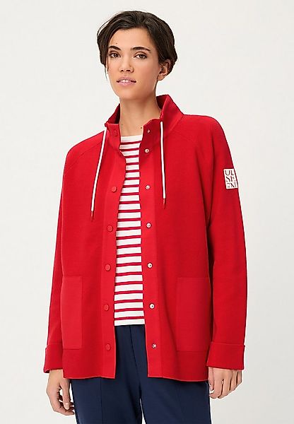 Olsen Cardigan Cardigan mit Stehkragen und Raglanärmeln günstig online kaufen