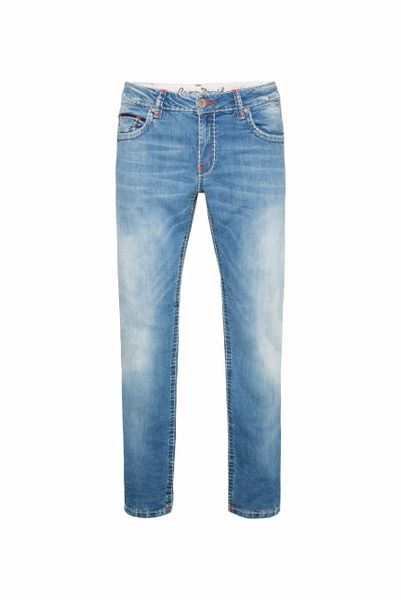 CAMP DAVID Comfort-fit-Jeans mit Kontrast-Steppungen günstig online kaufen