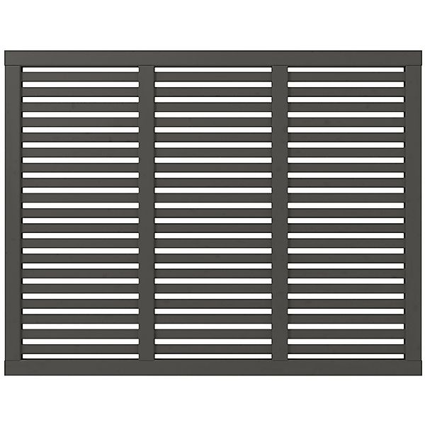 Sichtschutzzaun Harmoni Nadelholz Umbragrau 180 cm x 140 cm günstig online kaufen