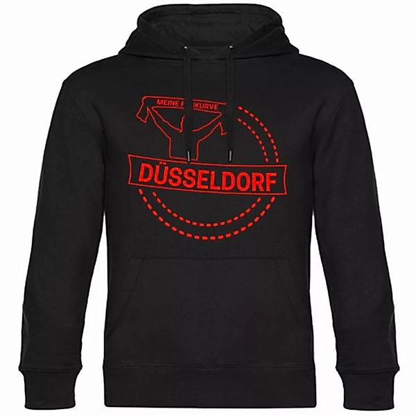 multifanshop Kapuzensweatshirt Düsseldorf - Meine Fankurve - Pullover günstig online kaufen