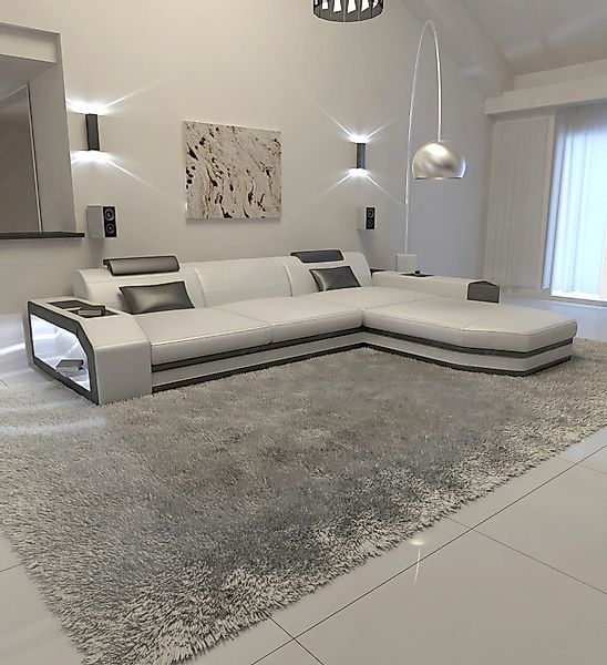 Sofa Dreams Ecksofa Ledersofa Prato L günstig online kaufen