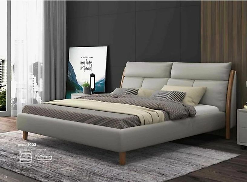 JVmoebel Bett, Design Textil Bett Ehe Modernes Hotel Gestell Luxus Schlaf Z günstig online kaufen