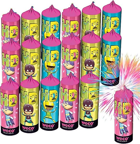 FlameXBurn Geburtstagskerze Hans Dampf XXL – 8teiliges Set für Silvester, J günstig online kaufen