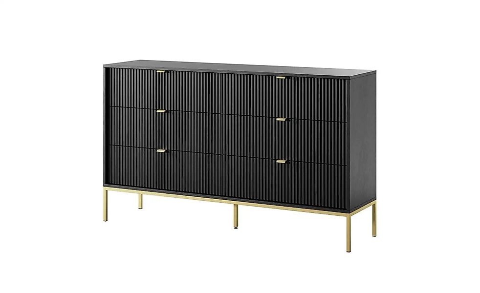 Kommode  Nova ¦ schwarz ¦ Maße (cm): B: 154 H: 91 Kommoden & Sideboards > K günstig online kaufen