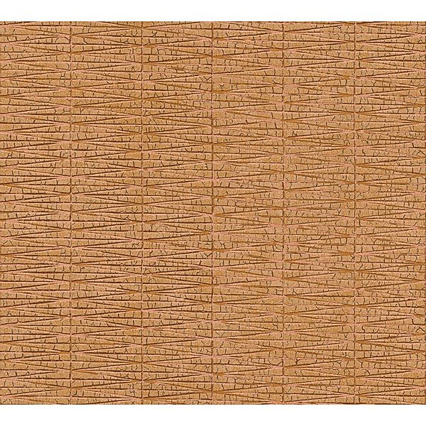 Bricoflor Terracotta Tapete Im Ethno Chic Für Wohnzimmer Und Schlafzimmer B günstig online kaufen