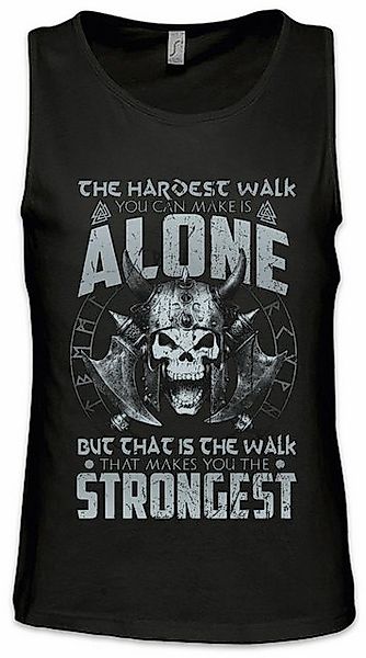 Urban Backwoods Tanktop The Hardest Walk Ärmelloses T-Shirt Walhalla Odhin günstig online kaufen