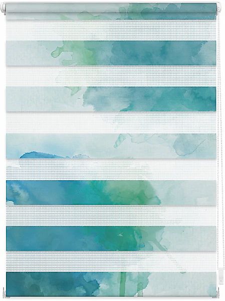 LICHTBLICK ORIGINAL Doppelrollo »Duo Rollo Motiv Aquarell«, Lichtschutz, oh günstig online kaufen