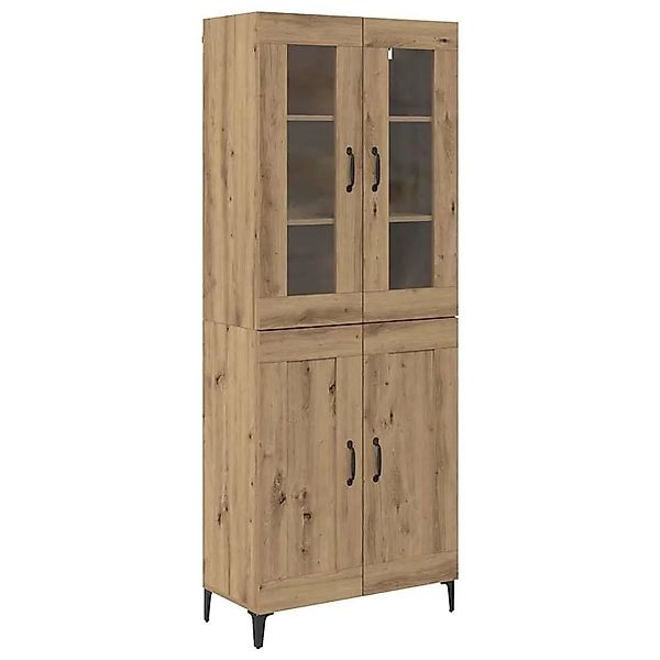 vidaXL Highboard Artisan-Eiche 69,5 x 34 x 180 cm Holzwerkstoff 3403581 günstig online kaufen